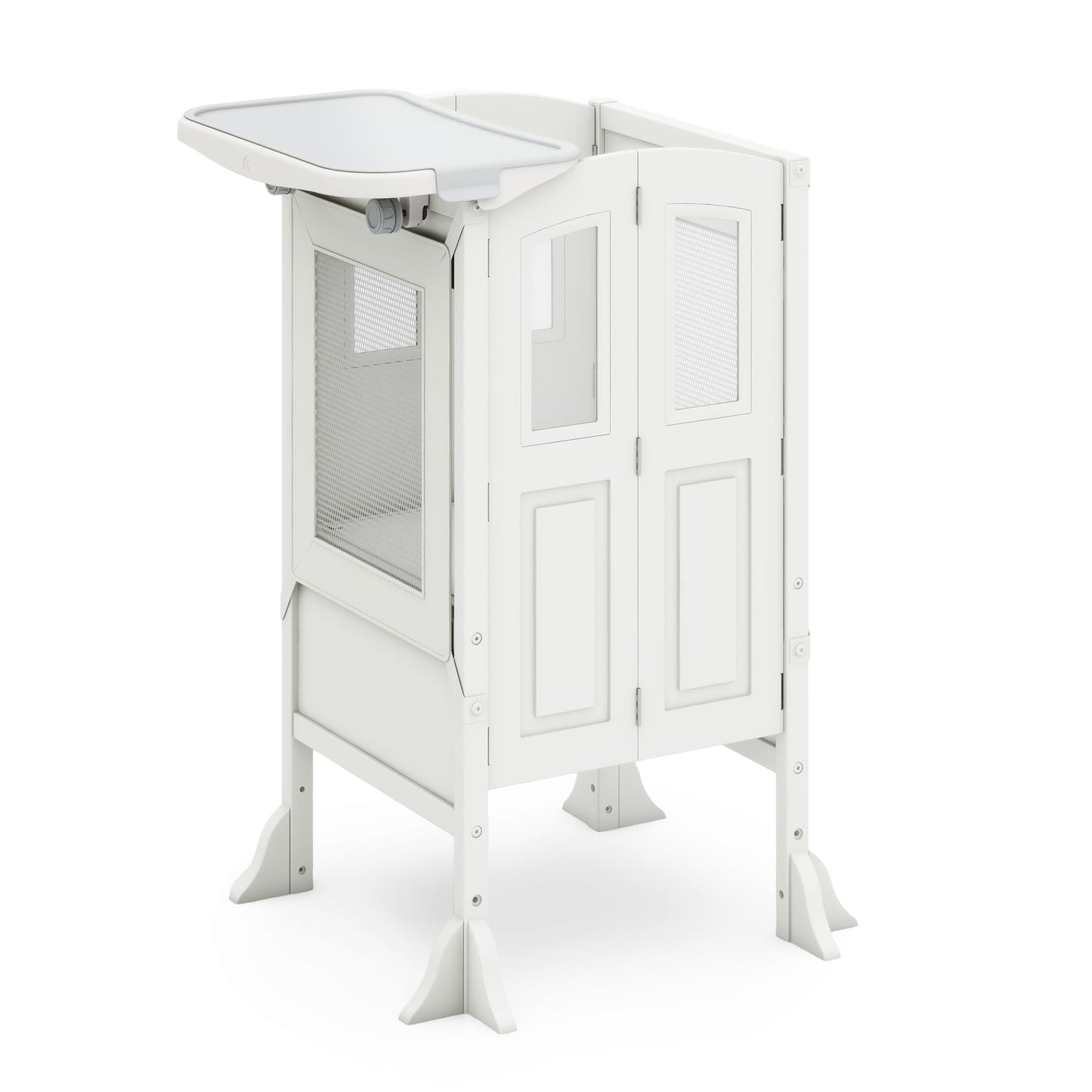 Martha Stewart Kitchen Helper Toddler Tower and Mealtime and Play Tray Bundle