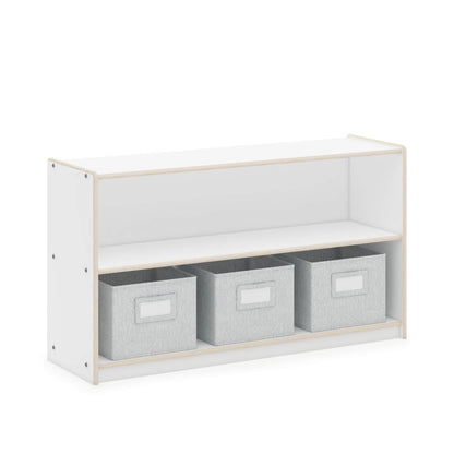 EdQ 2-Shelf Open Storage with Bins - 24"