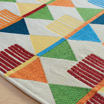 Vivid Primary Decorative Runner - 64" x 13"
