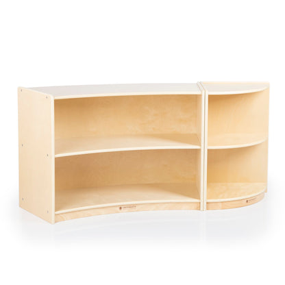 2-Shelf Right Curved Storage - 24"