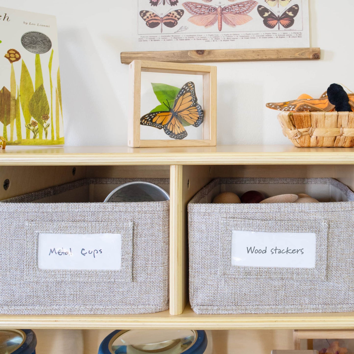 EdQ Shelves and 5 Bin Storage Unit - 30"