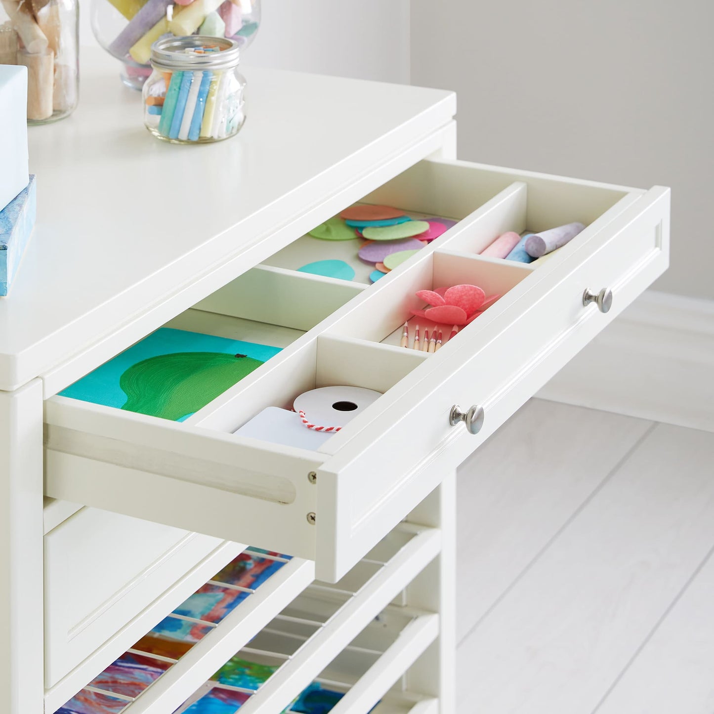 Martha Stewart Kids' Art Storage with Drying Racks