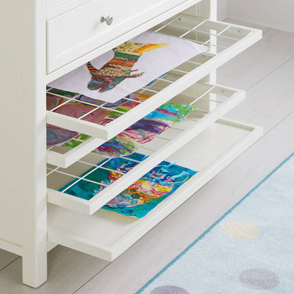 Martha Stewart Kids' Art Storage with Drying Racks